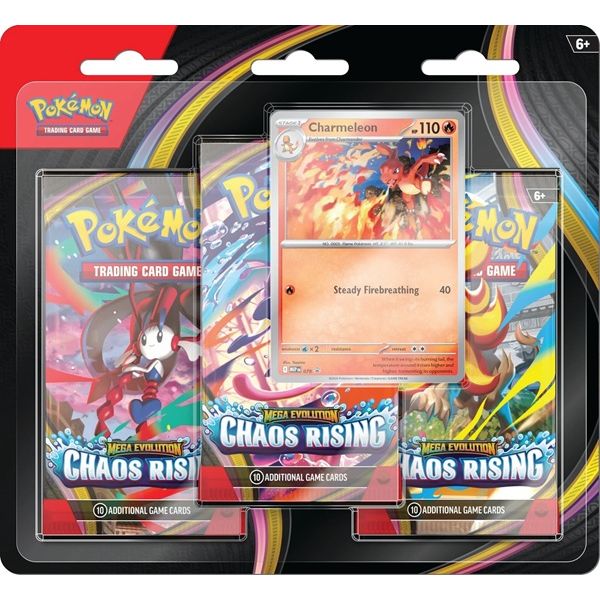 Pokémon TCG: Chaos Rising 3-Pack Blister